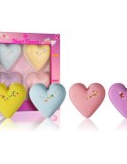 I Heart Revolution Fizzer Kit Hearts dárková sada do koupele pro ženy 1 ks