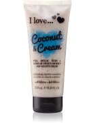 I Love Coconut & Cream sprchový peeling 200 ml