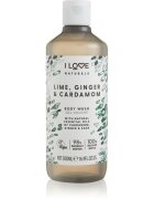I Love Naturals Lime Ginger & Cardamom sprchový gel 500 ml