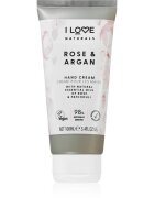 I Love Naturals Rose & Argan hydratační krém na ruce s vůní růží 100 ml