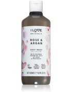 I Love Naturals Rose & Argan opojný sprchový gel s vůní růží 500 ml