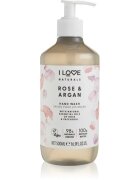 I Love Naturals Rose & Argan tekuté mýdlo na ruce 500 ml