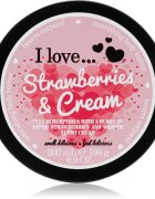I Love Strawberries & Cream tělové máslo 200 ml