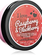 I Love Strawberries & Cream tělové máslo Raspberry & Blackberry 200 ml