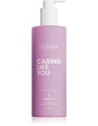 ICONIQUE Professional CARING LIKE YOU Deep Hydration hydratační šampon pro suché a poškozené vlasy 500 ml