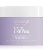 ICONIQUE Professional COOL LIKE YOU Perfect Blonde & Silver Violet maska na vlasy neutralizující žluté tóny 200 ml