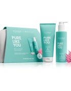 ICONIQUE Professional PURE LIKE YOU Set Shampoo 250 ml Scrub 200 ml BrushArt Massage Brush dárková sada na vlasy a vlasovou pokožku