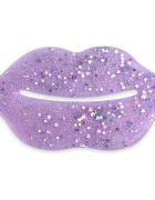 IDC INSTITUTE Glitter Lip Purple hydrogelová maska na rty 1 ks