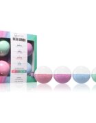 IDC INSTITUTE Pure Energy set na výrobu šumivých bomb do koupele 4x70 g