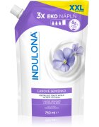 Indulona Lněné semínko Linseed tekuté mýdlo – náhradní náplň 750 ml