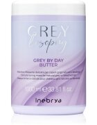 Inebrya Greylosophy Grey By Day Butter maska na vlasy pro šedivé vlasy 1000 ml