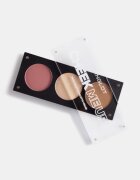 Inglot Face Palette rozjasňovač bronzer a tvářenka odstín Cheek Me Up! 7.2 g