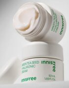 innisfree Green Tea Seed Hyaluronic Cream hydratační pleťový krém se zklidňujícím účinkem 50 ml