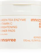 innisfree Green Tea Vitamin C Brightening Toner Pads tonizační polštářky pro rozjasnění a hydrataci 60 ks