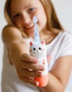 innoGIO GIOcat sonický zubní kartáček pro děti White 1 ks