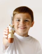 innoGIO GIOdog sonický zubní kartáček pro děti Brown 1 ks