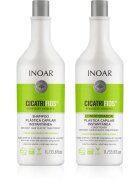 INOAR CicatriFios sada pro poškozené a křehké vlasy 2x1000 ml