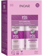 INOAR Pos Progress sada na vlasy po keratinovém narovnání a nanoplastice 2x250 ml