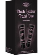 Institut Karité Paris Black Leather Travel Duo cestovní sada na ruce a tělo