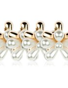 invisibobble Clipstar Pearly Flower skřipce na vlasy velikost S 4 ks