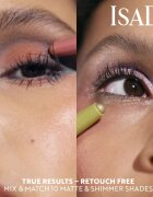 IsaDora The Eyeshadow Stick Shimmer dlouhotrvající oční stíny v tužce se třpytkami odstín 45 Green Shimmer 1.2 g