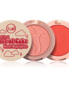J.Cat Beauty 2 In 1 Piece Of Cake tvářenka s rozjasňovačem odstín 106 See You Tomato 12.1 g