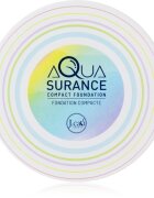 J.Cat Beauty Aquasurance kompaktní pudrový make-up pro střední až plné krytí odstín 100 Porcelain 9 g