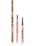 J.Cat Beauty Brow-LA tužka na obočí s kartáčkem odstín 103 Medium Cool Brown 0.08 g