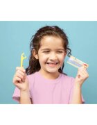 Jack N’ Jill Fairy Floss dentální párátka s nití pro děti 30 ks