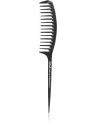 Janeke Carbon Fibre Fashion Comb with a long tail and wavy frame hřeben na vlasy 215 x 3 cm 1 ks