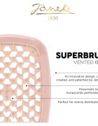 Janeke Superbrush plochý kartáč na vlasy 1 ks