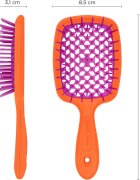 Janeke Superbrush velký plochý kartáč na vlasy 1 ks
