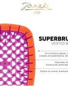Janeke Superbrush velký plochý kartáč na vlasy 1 ks