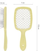 Janeke The Original SuperBrush Small malý plochý kartáč na vlasy Yellow 1 ks