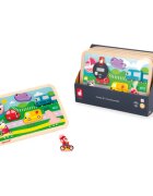 Janod Chunky Puzzle Vehicles aktivity vkládačka 18m+ 7 ks