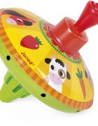 Janod Farm Spinning Top hudební hračka 2y+ 1 ks