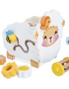 Janod Multi-Activity Sheep aktivity hračka ze dřeva 12m+ 1 ks