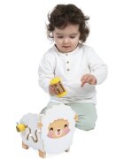Janod Multi-Activity Sheep aktivity hračka ze dřeva 12m+ 1 ks
