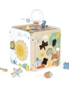 Janod Pure Activity Cube aktivity hračka 18m+ 1 ks