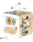 Janod Pure Activity Cube aktivity hračka 18m+ 1 ks