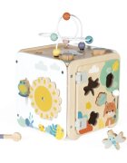 Janod Pure Activity Cube aktivity hračka 18m+ 1 ks