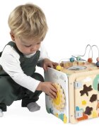Janod Pure Activity Cube aktivity hračka 18m+ 1 ks