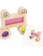 Janod Sensory Game Translucent Blocks aktivity hračka 12m+ 12 ks