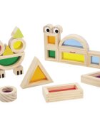 Janod Sensory Game Translucent Blocks aktivity hračka 12m+ 12 ks