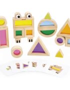 Janod Sensory Game Translucent Blocks aktivity hračka 12m+ 12 ks