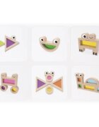 Janod Sensory Game Translucent Blocks aktivity hračka 12m+ 12 ks