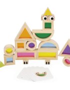 Janod Sensory Game Translucent Blocks aktivity hračka 12m+ 12 ks