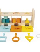 Janod Shape Sorter Box with Keys aktivity vkládačka 18m+ 1 ks