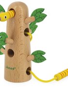 Janod Tropik Tropical Lace-Up Tree aktivity hračka 18m+ 1 ks