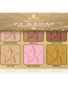 Jeffree Star Cosmetics Skin Frost™ 24K Highlighter paletka rozjasňovačů 6x7 g